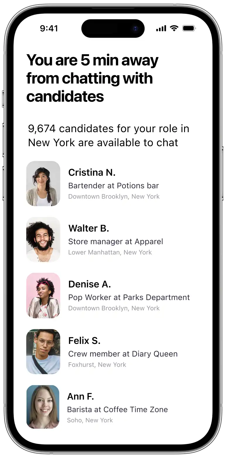 Employer find candidates