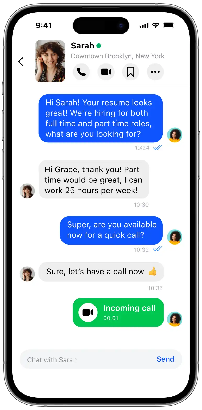 JOB TODAY application